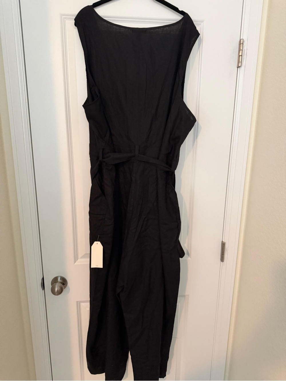 Universal Standard Matilda Sleeveless Stretch Linen Jumpsuit 26/28 - Picture 5 of 6